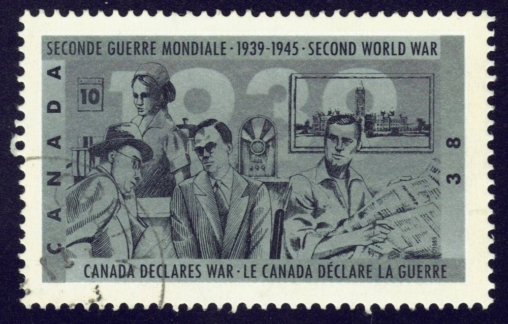 Canada sc#1260 Second World War - Canada Declare War, Used