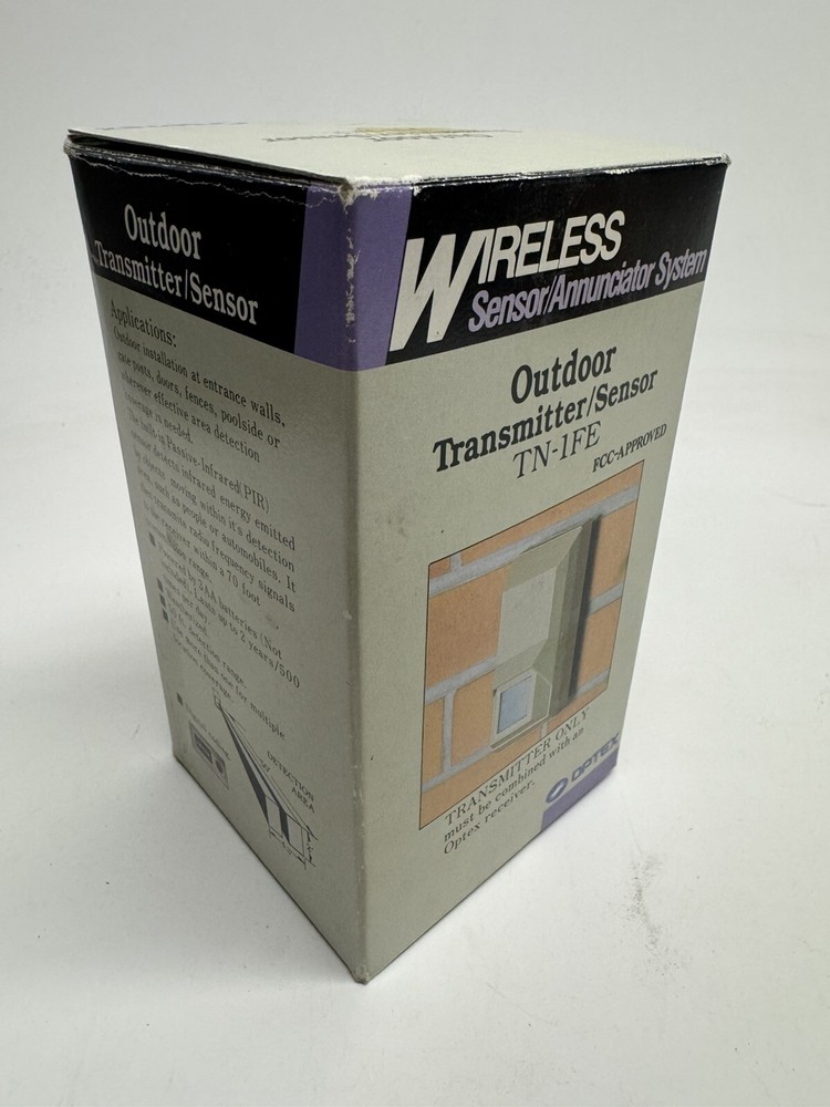 NEW Optex TN-1FE Wireless Sensor Annunciator System Outdoor Sensor Transmitter