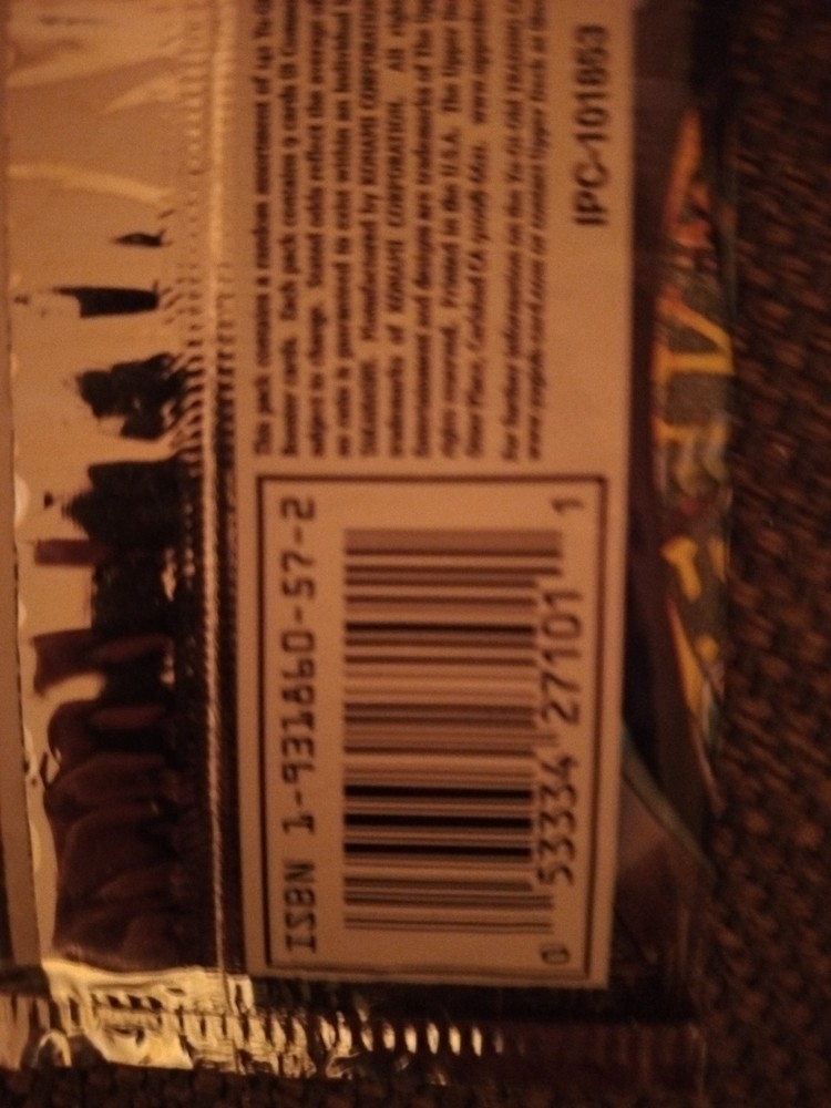 Mrd Booster Pack 1996 Yugioh