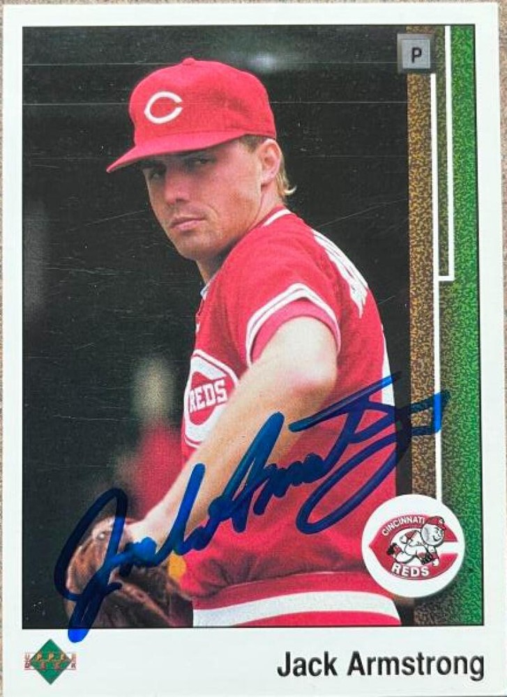 Jack Armstrong Autographed 1989 Upper Deck #257