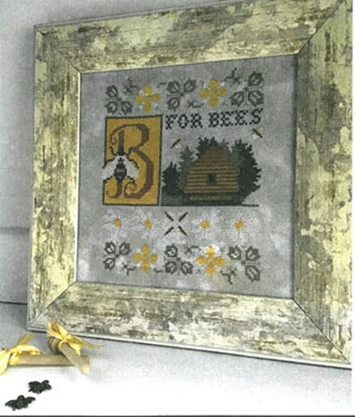 B for Bees by Twin Peak Primitives cross stitch pattern