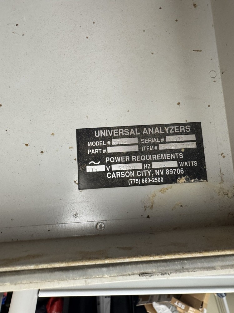 Universal Analyzer 270S Gas Sampling Probe