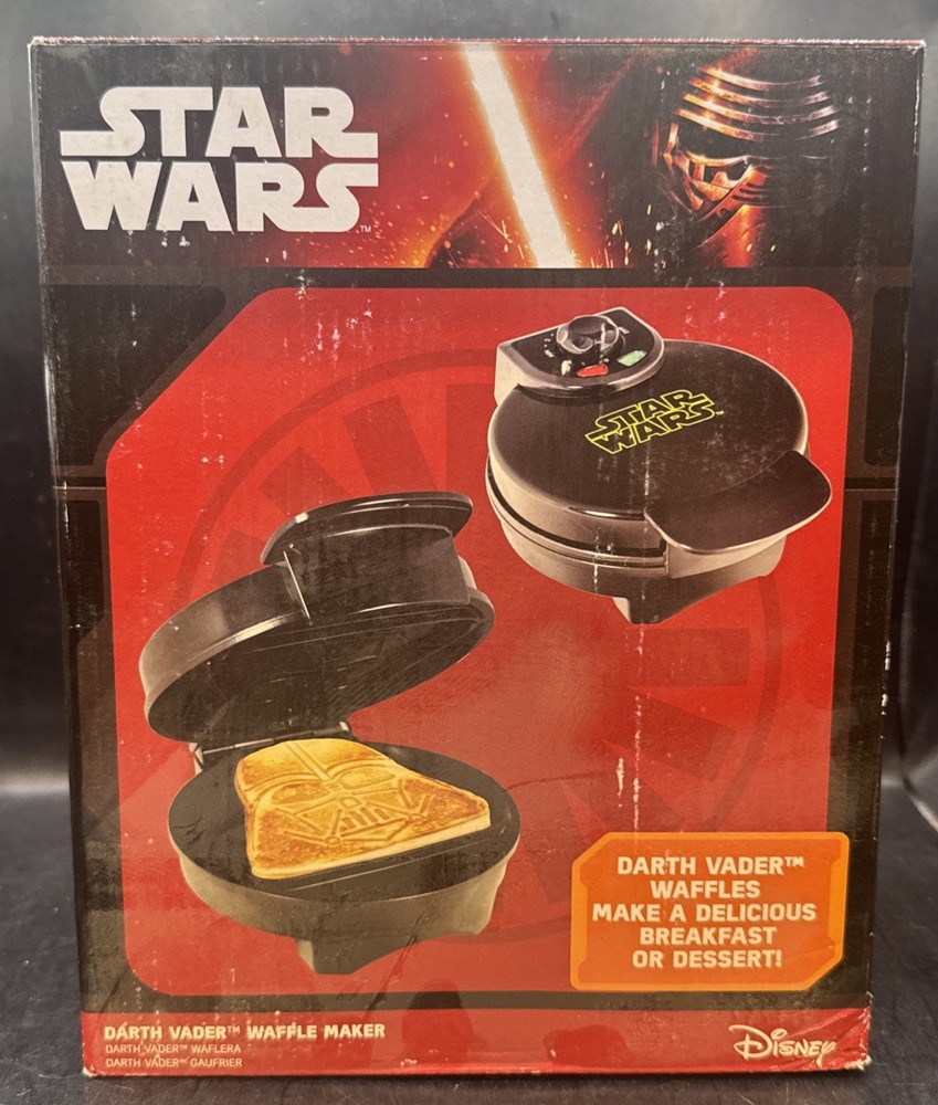 Star Wars Darth Vader Waffle Maker Iron Disney Open Box