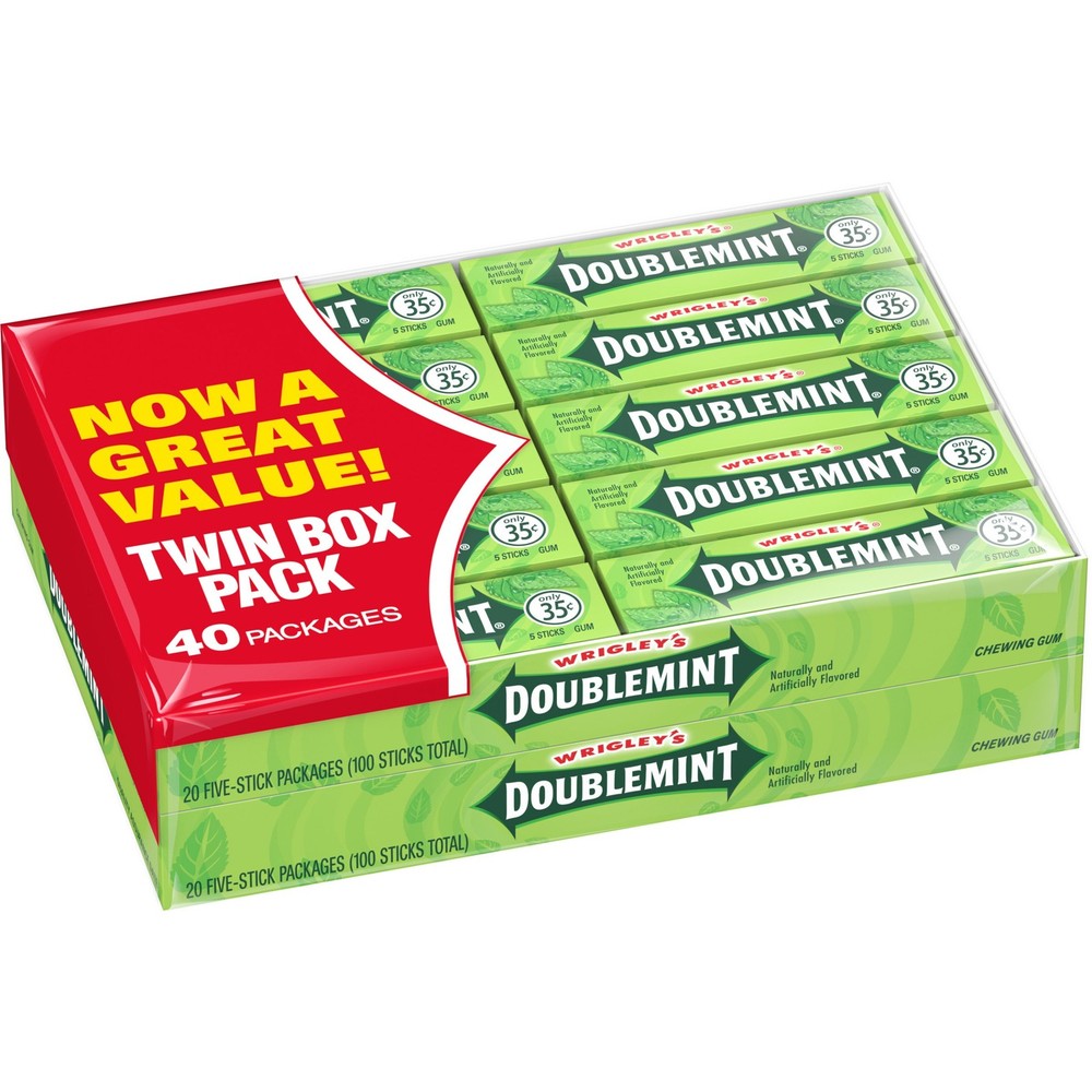Wrigley's Doublemint Chewing Gum 5-Piece Pack