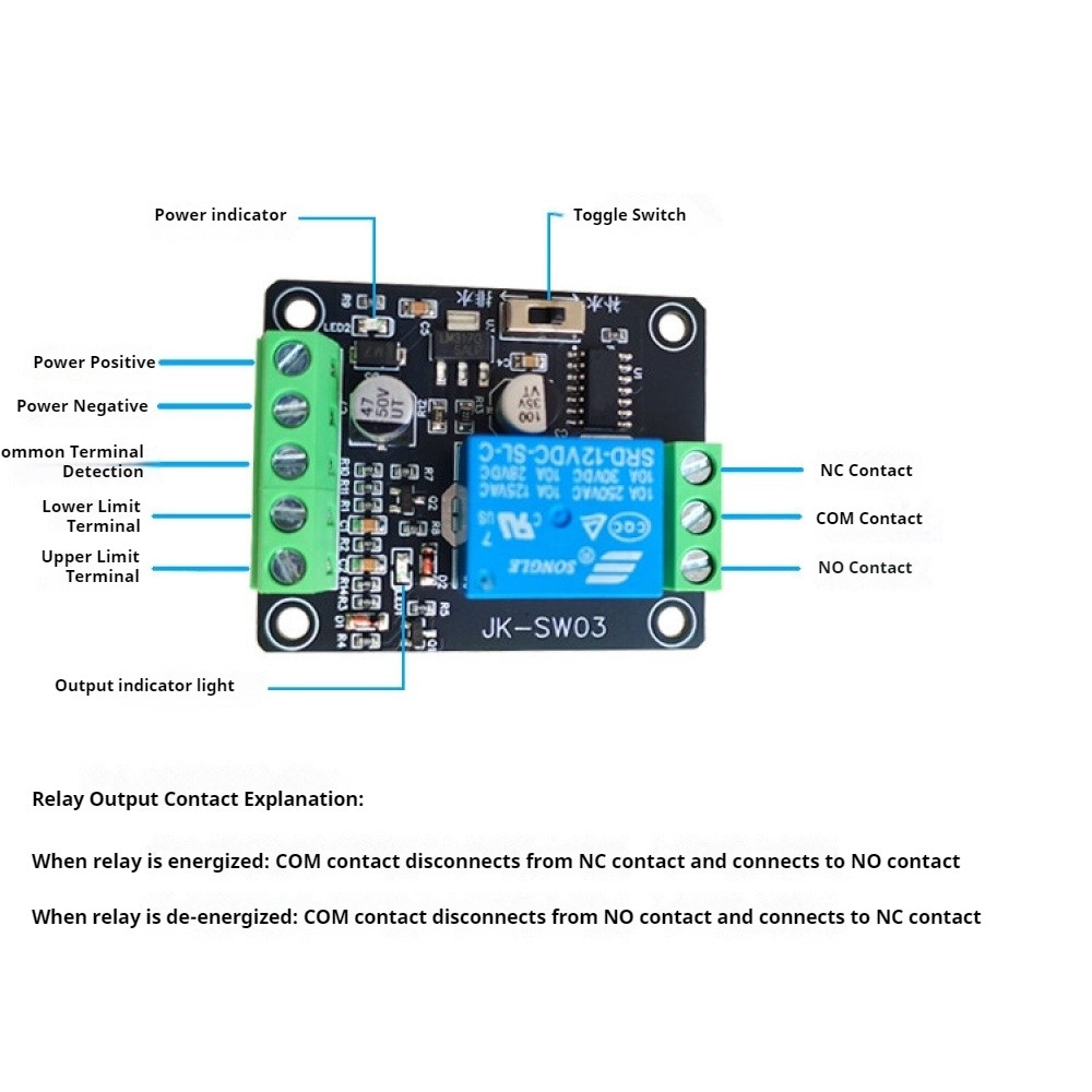 Electrode Water Level Controller Board Liquid Level Detector for Water Tank