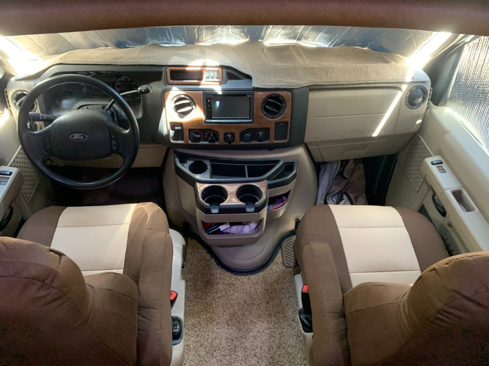 Fits Jayco style B RV Custom made luxurious Seat covers with skirt and armrest