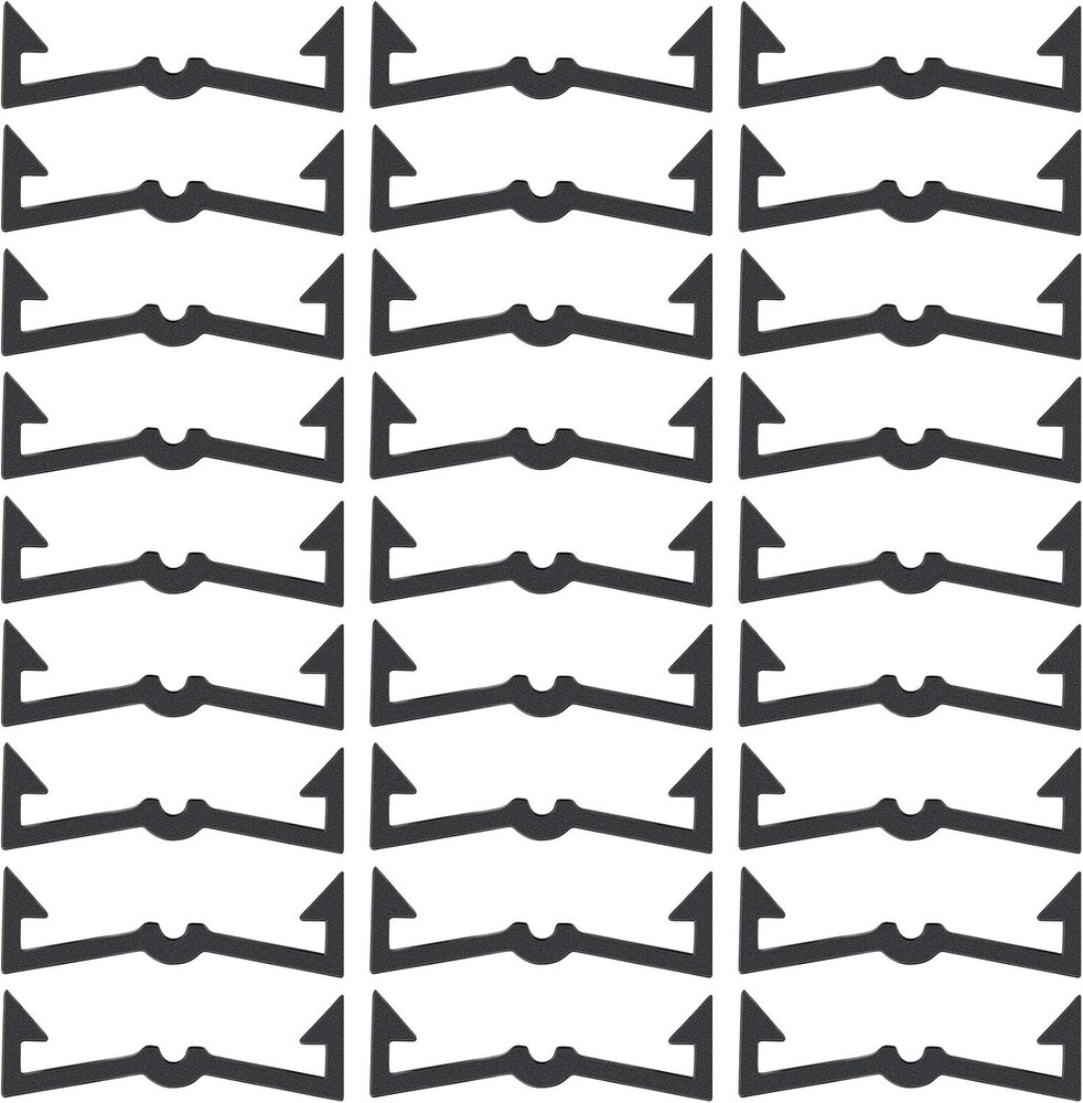 Pegboard Hook Locks Black Plastic Peg Fixer Board Accessories