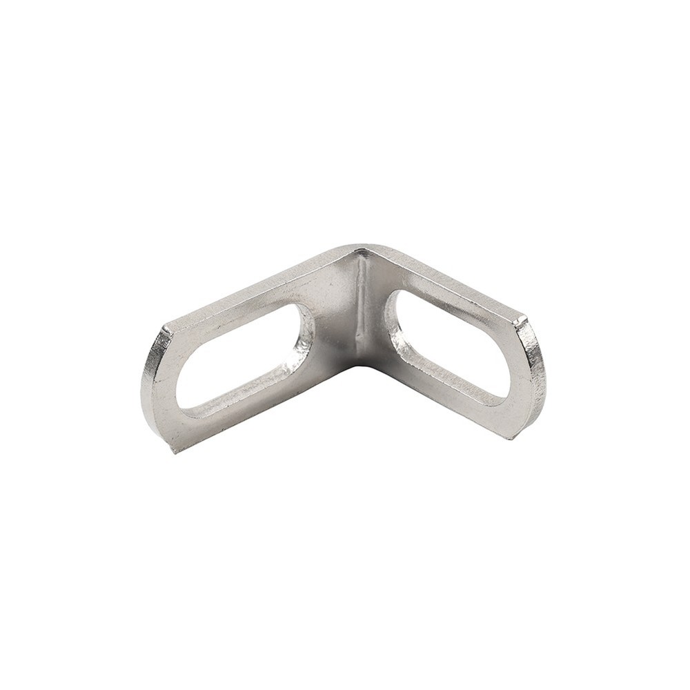 For Universal Motorcycle Exhaust Pipe Fixed Clamp Bracket L-Shaped Mounting