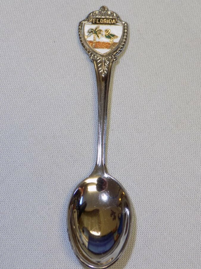 VINTAGE SOUVENIR SPOON~STATE~FLORIDA~3.5"