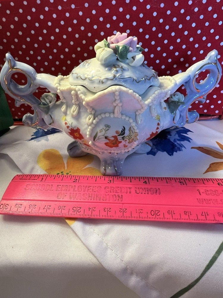 Porcelain Antique Sugar Bowl