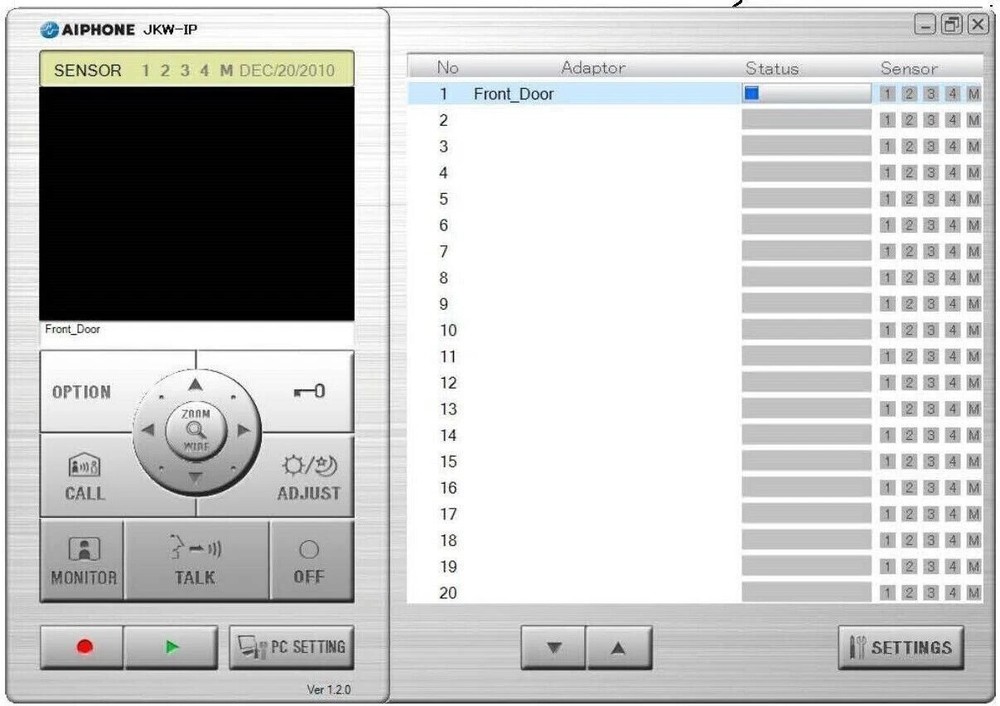 Used, Aiphone JKW-IP IP Adapter for JK Series Intercom System