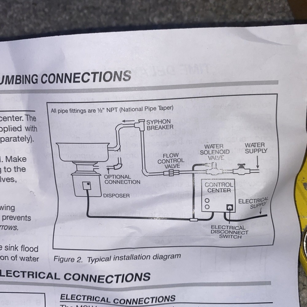 In-Sink-Erator MSLV-9 Disposer Control Panel Center