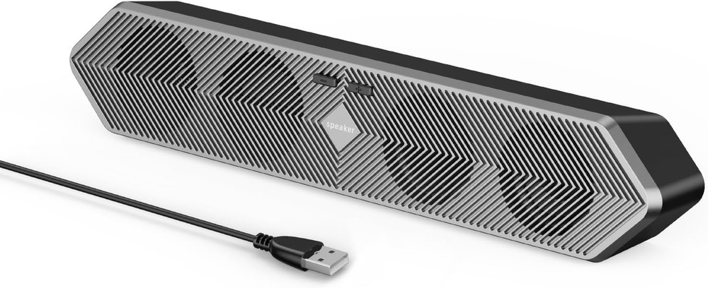 Computer Speakers for Desktop Pc, Wired USB Powered Bluetooth PC Speakers with S