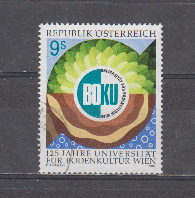 AUSTRIA :  1997 - USED  - SCOTT # 1735  EMBLEMS