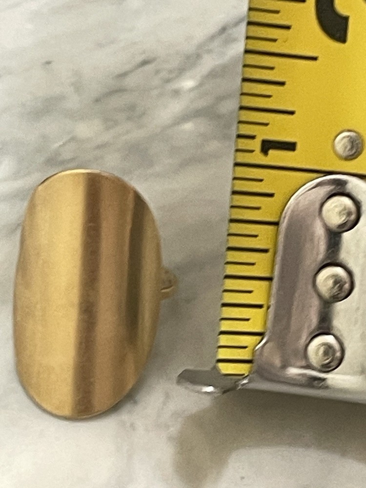 West Texas Handmade Smooth Copper Statement Ring 7 Artisan Boho unique original