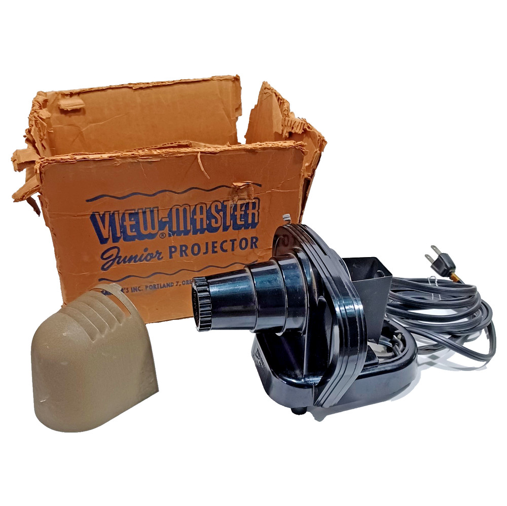 1950’s VIEW-MASTER Junior PROJECTOR Junior LUMA-RAY w/original Box Tested