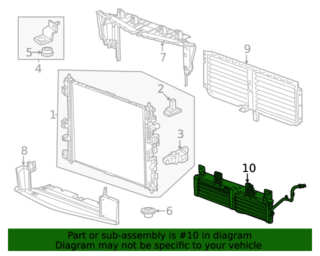 Genuine GM Lower Shutter 26343401