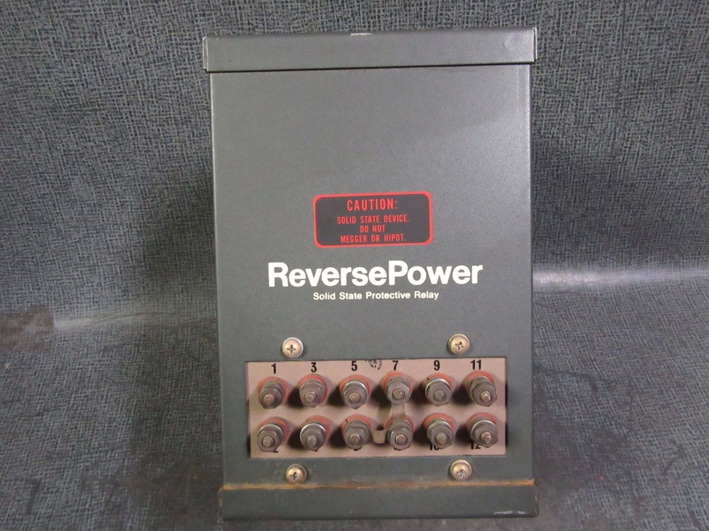 BASLER ELECTRIC PRP110 REVERSE POWER SOLID STATE PROTECTIVE RELAY 9055600100