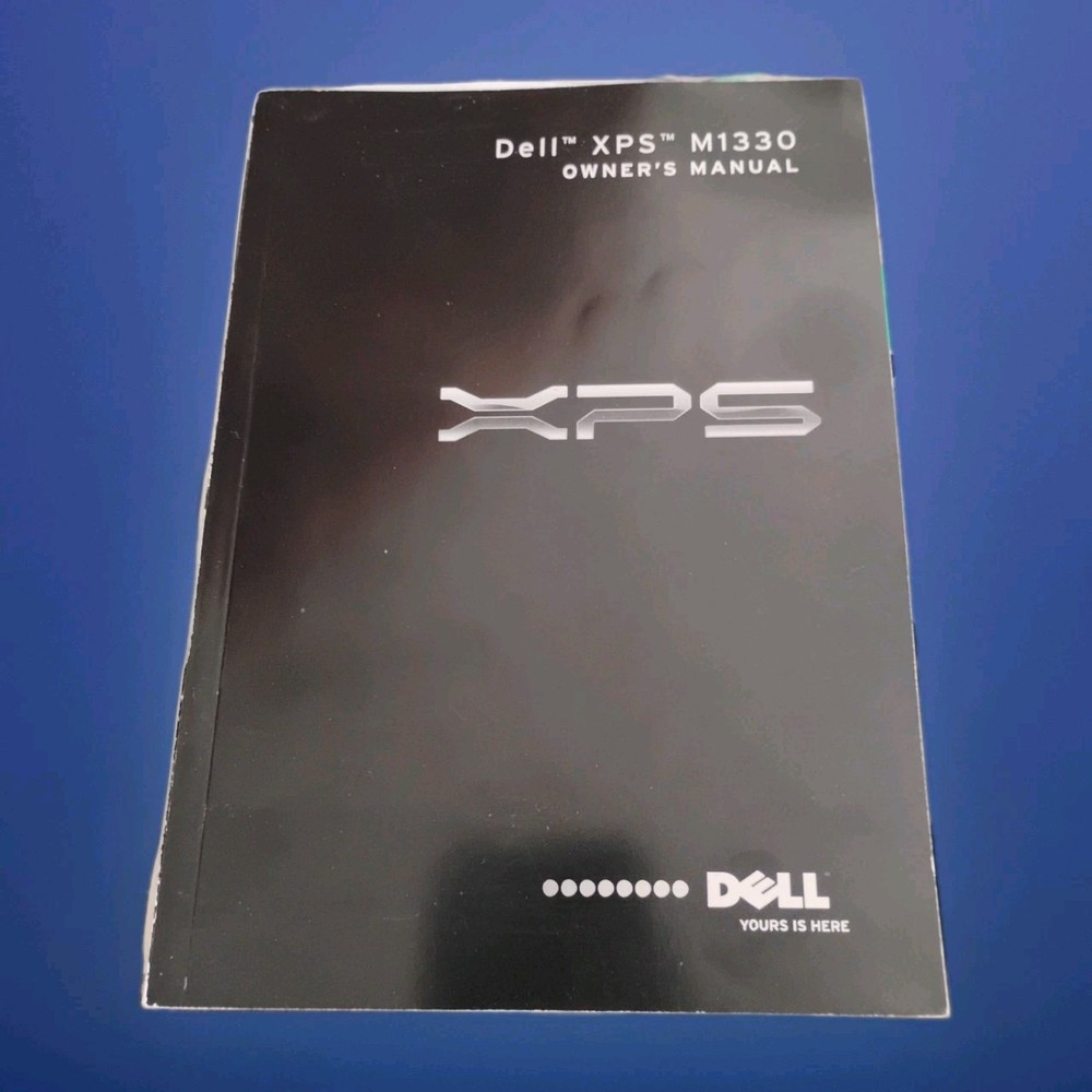 Dell XPS M1330 Owner's Manual