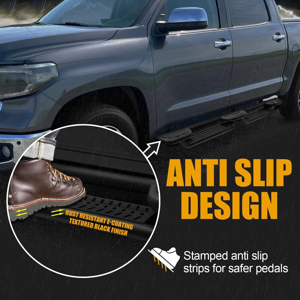 Drop Down Side Step Bars Running Boards Compatible with 2007- 2021