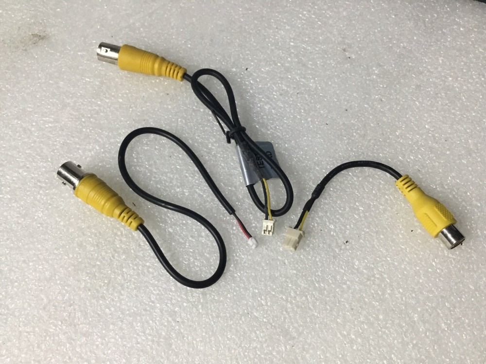 TEST LEAD for Surveillance CCTV Security Camera, 3 Different Size / Plugs