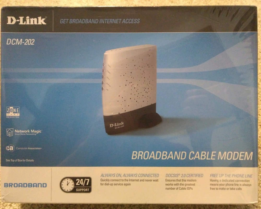 D-Link DCM-202 DOCSIS Broadband Cable Modem
