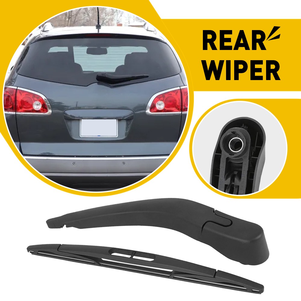 Rear Window Windshield Wiper Arm & Blade Set Replace For 2008-2017 Buick Enclave