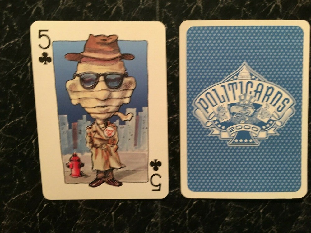 Swap Playing Card     POLITICS    ROSS PEROT      Comic Caricatures      2000