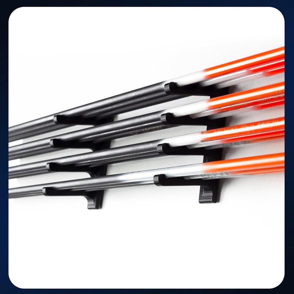 Archery Wall-Mounted Bow Rack and Arrow Holder - rack