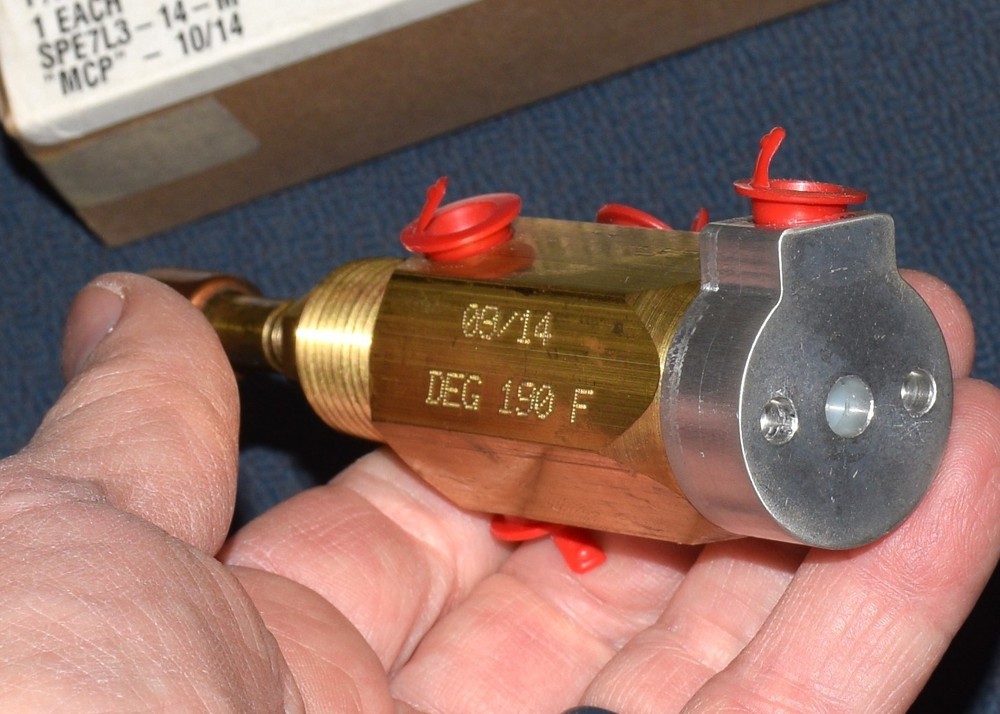 EVANS TEMPCON 190 DEGREE ENGINE FAN CLUTCH SHUTTERSTAT CONTROL CA0190 MILITARY