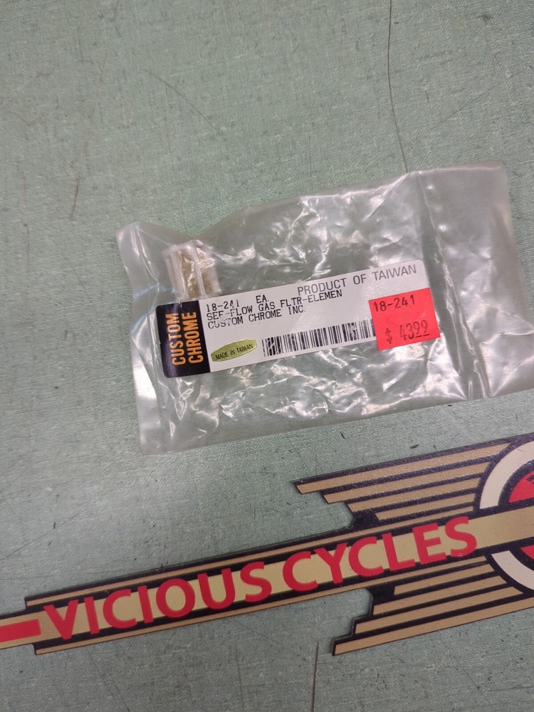 Custom Chrome - 18241 - Element for See-Flow Glass Fuel Filters