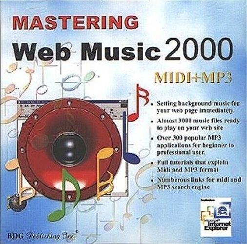 Mastering Web Music 2000 (PC-CD-ROM, 1999) for Windows - NEW CD in SLEEVE