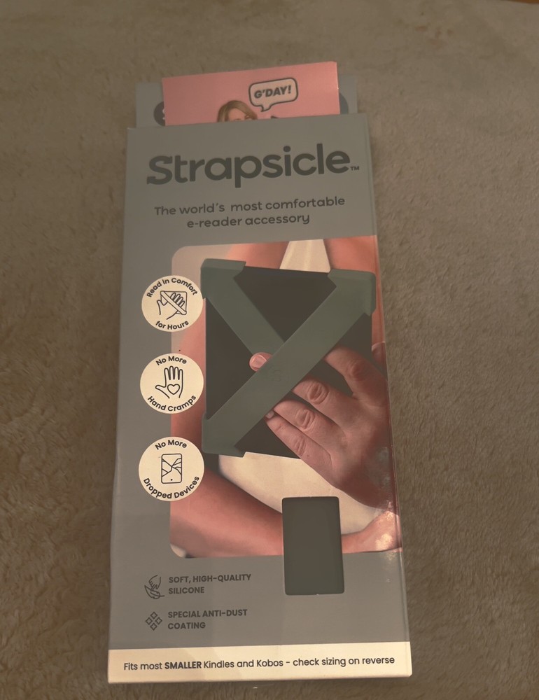 Strapsicle Kindle Cover/ Straps/ Holder (2 straps per pack) NIB