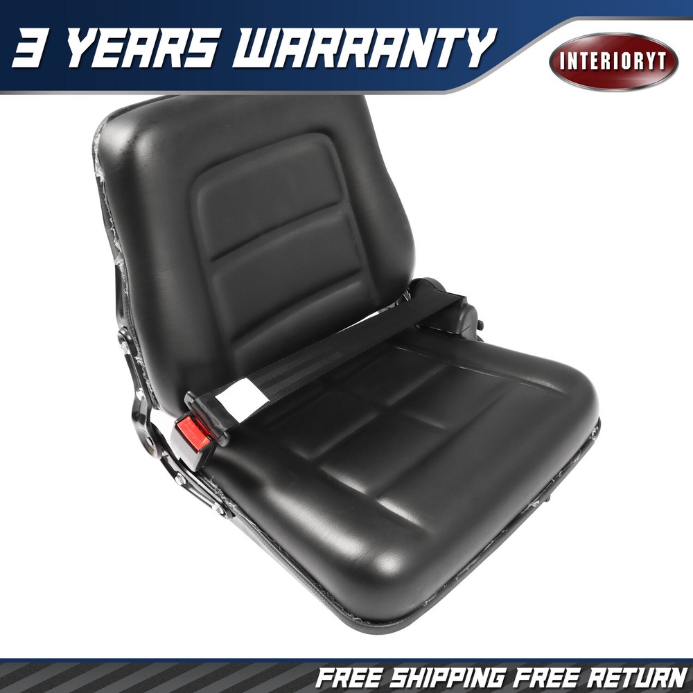 Universal Forklift Seat with Seat belt for Tractor Loader Excavator Mini Digger