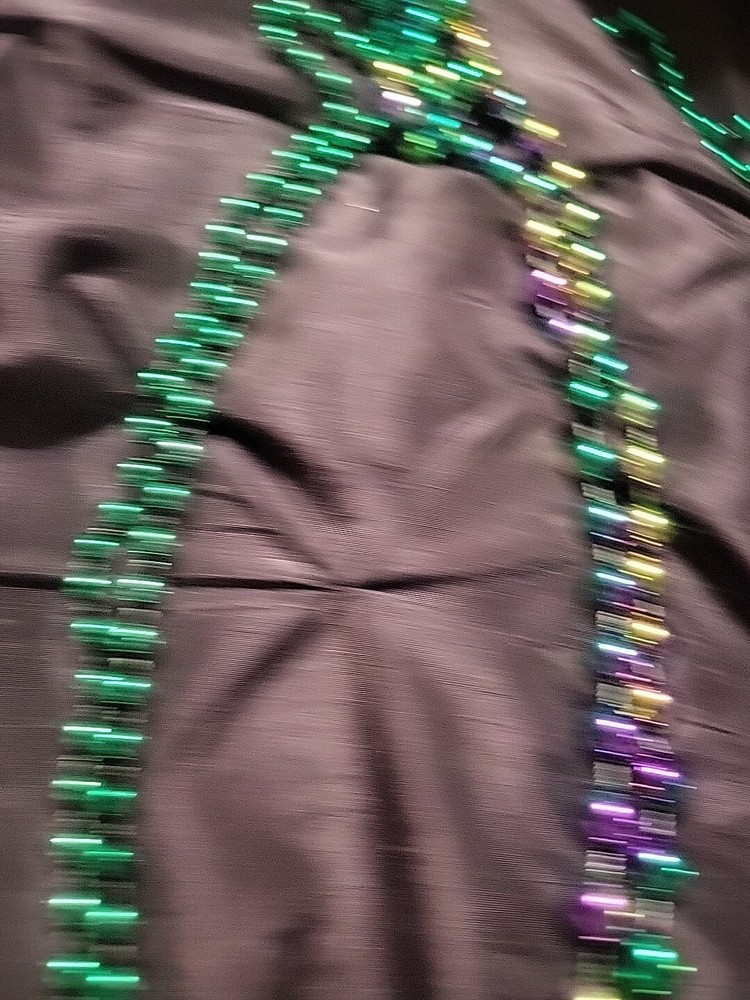 bundle of 3 Mardi Gras St. Patrick Beads Miller lite