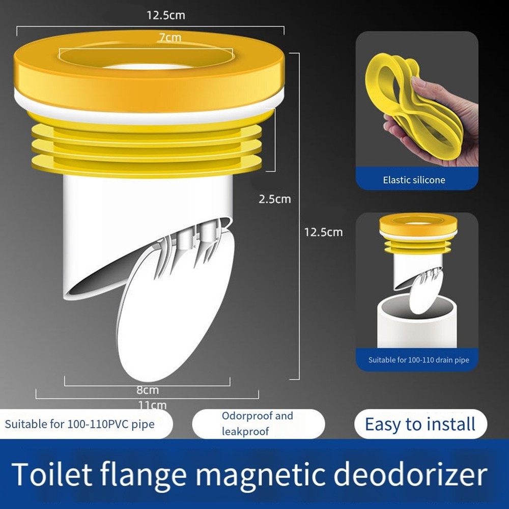 Optimal Functionality Anti Backflow Valve Integrated into the Toilet Seal Ring