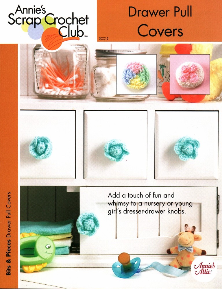 Drawer Pull Covers | Annie's Scrap Crochet Club Bits & Pieces SCC13