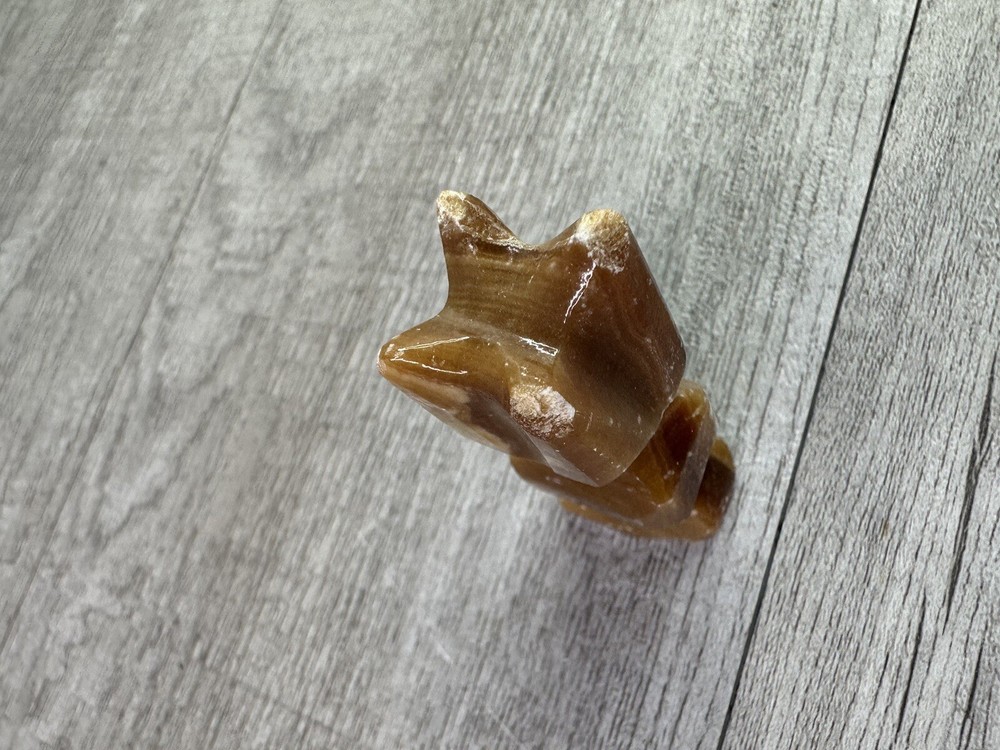 Brown Marble / Onyx Stone Replacement Rook Chess Piece