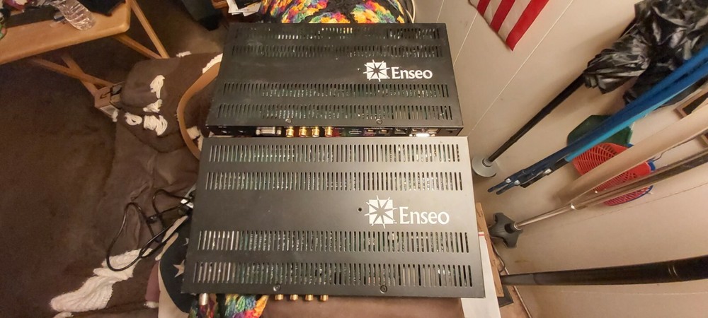 Enseo, media boxes, as is, they do power on.