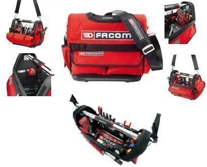Facom Tools New Bright Red Work Tote Bag Storage ToolBag Like a Toolbox