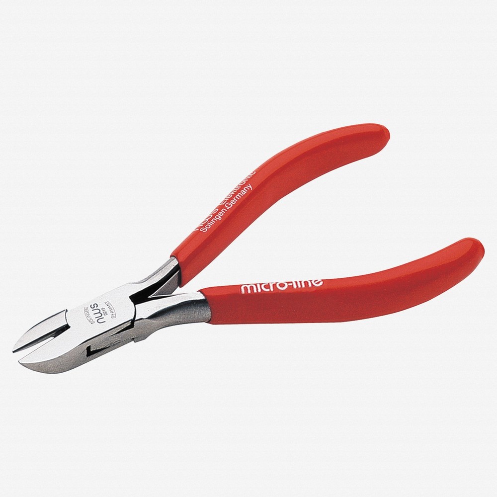 NWS 4.25" Micro Side Cutter - Flush Cut - MicroFinish - Plastic Grip