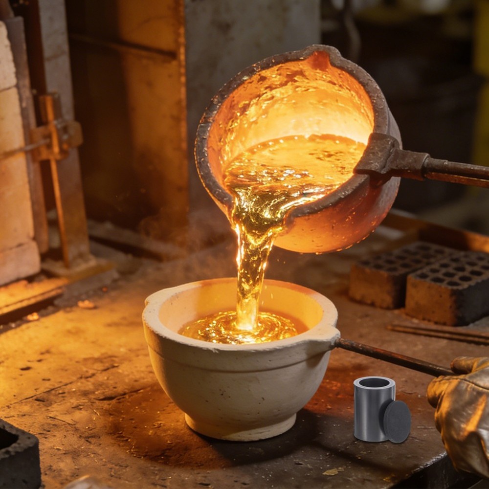 Crucible for Jewelry Making Small Melting Foundry Graphite Maker