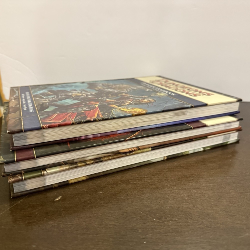Dungeons and Dragons 4th Edition Core Rulebook Collection 3 Book Set 2008 EUC