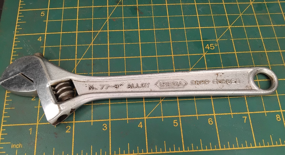 Vintage Irega 8" Toolkit Adjustable Spanner PX09N21165