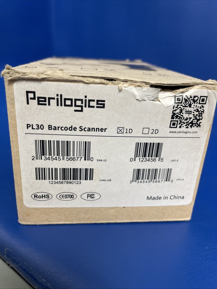 USED Perilogics Wireless Bluetooth 2D Handheld Barcode Scanner