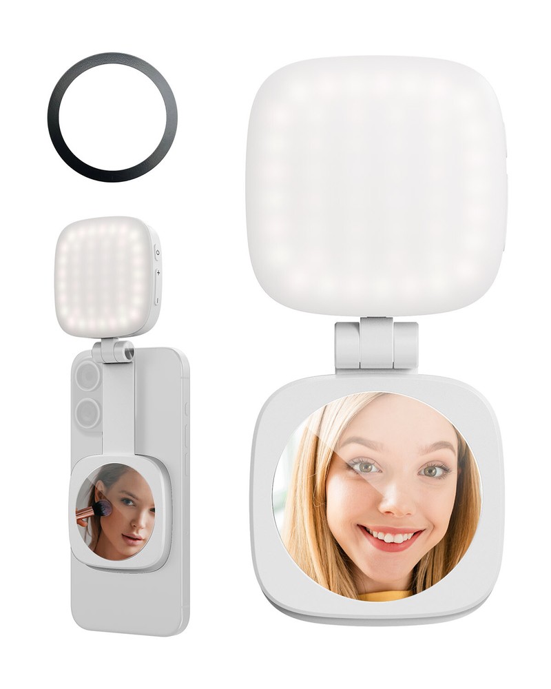 SmallRig Magnetic Selfie Light Phone Light for iPhone for Android Vibe P48 White