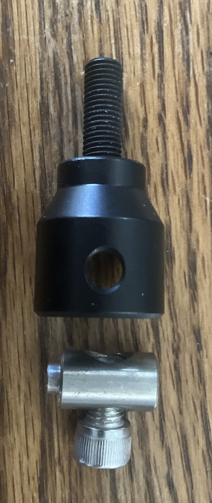 Archery Single Side Quick Disconnect Mount Compound Bow Rod Stabilizer 0 Degrees