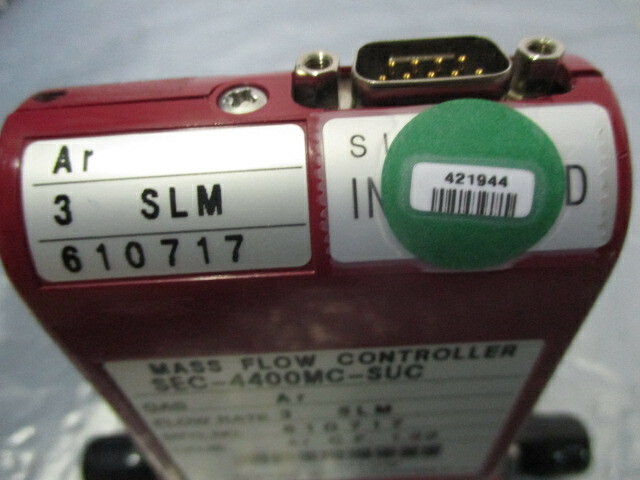 STEC SEC-4400 Mass Flow Controller, MFC, Ar, SEC-4400MC-SUC, 421944