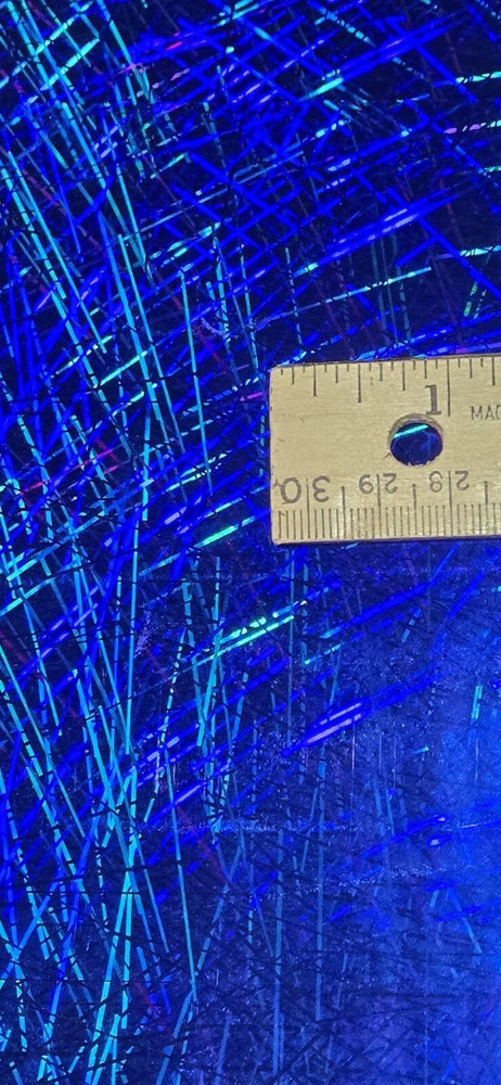 Holographic Royal Blue Light Ray Sign Plotter Cutter Vinyl Roll