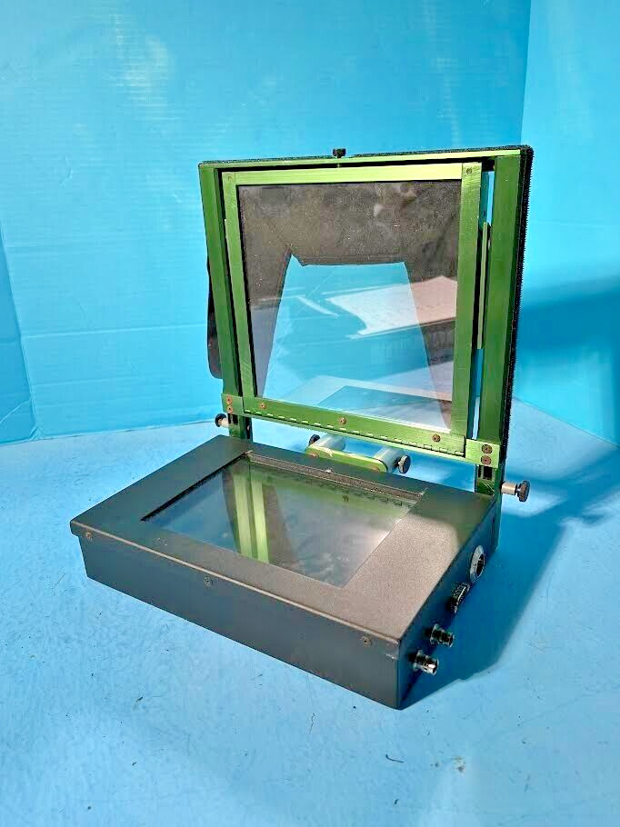 TELESCRIPT FLAT PANEL LCD TELEPROMPTER DV-8 & ENG/EFP CAMERA GLIDE PLATE & RISER